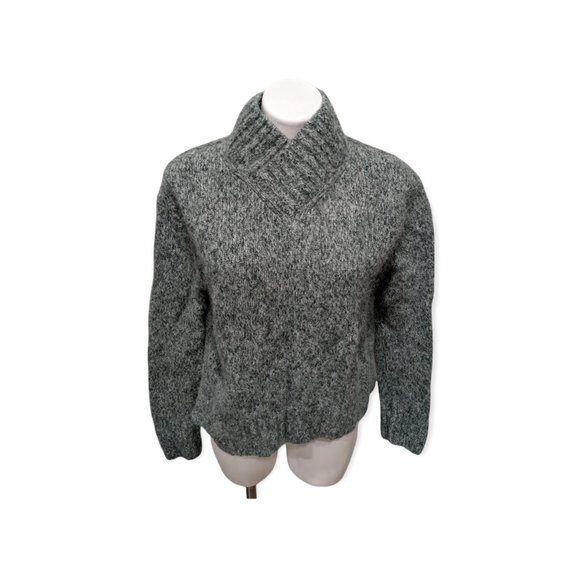 Cos Sweaters | Cos Size Small Turtleneck Soft Sweater Pullover Green Alpaca Wool Long Sleeve | Color: Green | Size: S | Wellfounded's Closet